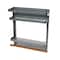 Household Essentials Metal Magnetic Organizer with Towel Rack